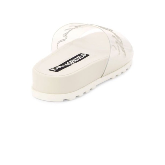 KARL LAGERFELD PARIS
Blossom Rhinestone Soft White
Transparent Slides - Picture 3 of 4